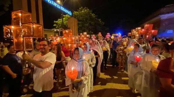 Concepción: “Camino de las luces” queda suspendido y se reprograma para el domingo de Pascua - Nacionales - ABC Color