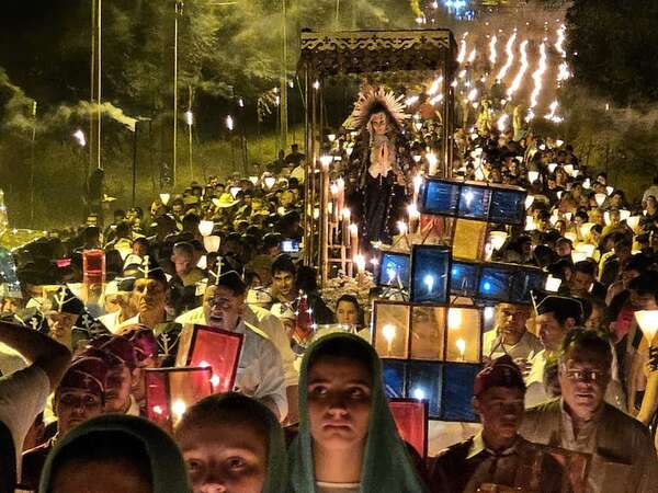 Tañarandy vivió un Viernes Santo de fe y homenaje a su creador - Nacionales - ABC Color