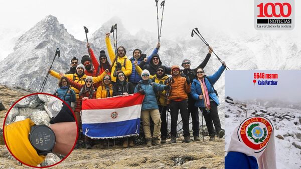 Grupo de paraguayos logra subir por primera vez al Everest - 1000 Noticias