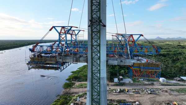 Puente de la Bioceánica con casi 70% de avance - 1000 Noticias