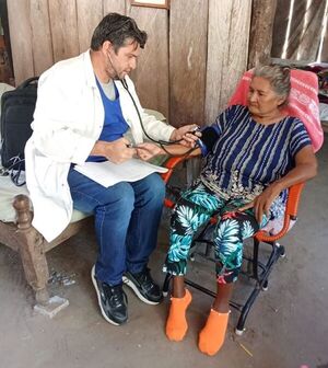 San Pedro: más de 60 personas atendidas en jornada extramural en Puerto Santa Rosa - .::Agencia IP::.