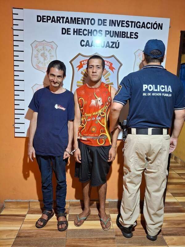 Caen dos  presuntos ladrones de motocicletas en Caaguazú - Policiales - ABC Color
