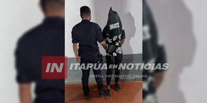 POLICÍA DETIENE A PRESUNTO AUTOR DE UN ROBO A MANO ARMADA