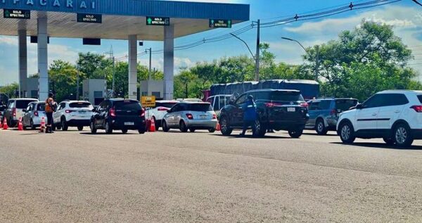Operativo retorno: carril adicional en Ypacaraí desde ayer sábado