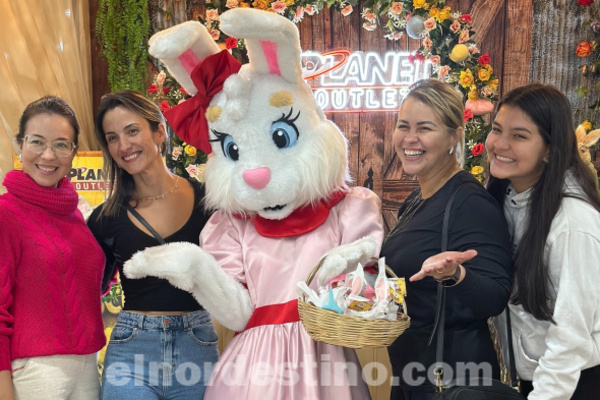 De la mano del Conejo: Masiva concurrencia durante Semana Santa en el Primer Outlet de Paraguay localizado la frontera - El Nordestino