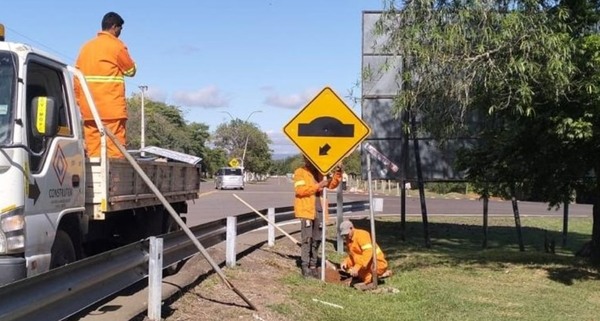 Finalizan trabajos de señalización en el Tramo Villarrica – Itapé