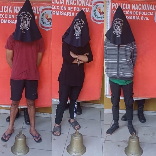 La Policía recuperó la campana robada a una capilla de Capiatá - 1000 Noticias