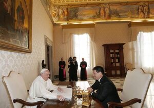 Cartes destacó que el papa Francisco “llevó un mensaje de paz y esperanza al mundo entero”