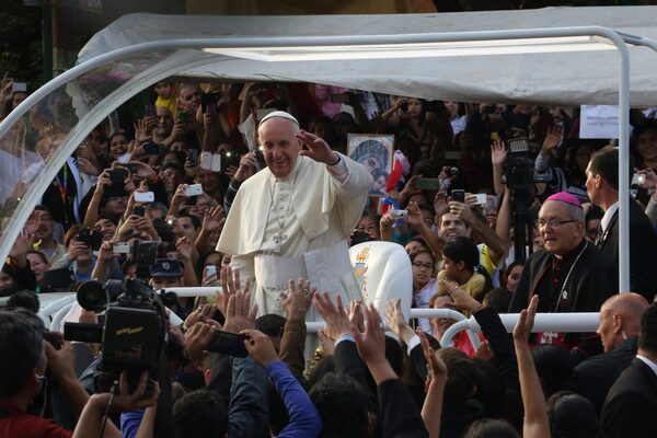 Imágenes de la histórica visita del Papa Francisco a Paraguay en 2015 - .::Agencia IP::.