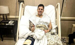 Gaspar Servio, desde el sanatorio después de su operación: “Ya estoy volviendo”