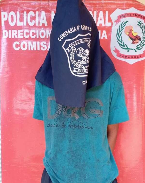 Joven con antecedentes cae por robo a vivienda en Capiatá - Policiales - ABC Color