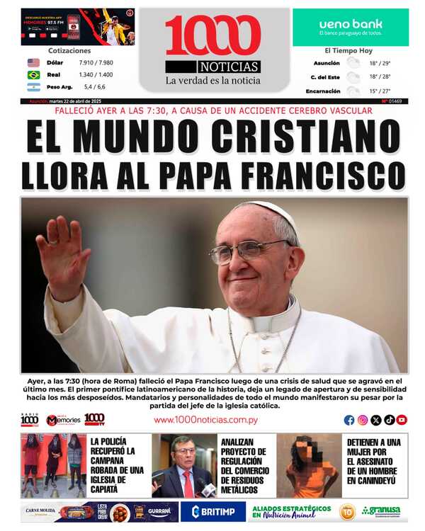 22 Abril 2025 - 1000 Noticias