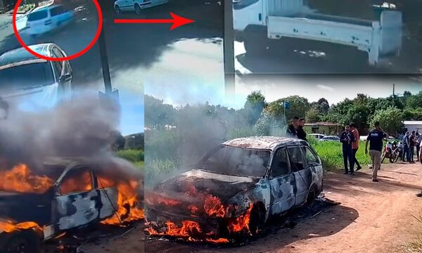 Abandonaron y quemaron un auto robado e investigan vínculo con robo de mercaderías – Diario TNPRESS