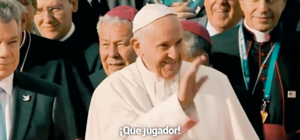 Versus / La despedida más futbolera y creativa dedicada al Papa Francisco