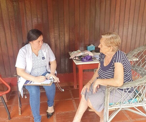 USF barrio Fátima asistió a pacientes crónicos con visitas domiciliarias