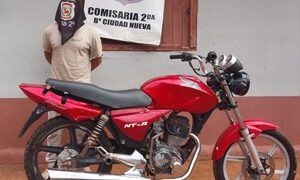 Recuperó su moto robada que era ofrecida en redes sociales