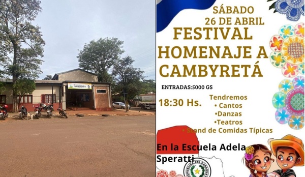La Escuela “Adela Speratti” de Cambyretã celebra un nuevo aniversario distrital con un gran festival