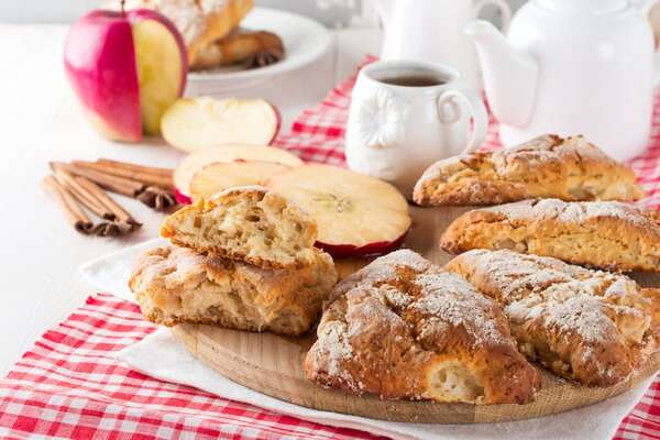 Receta fácil: cómo hacer scones de manzana para la merienda - Gastronomía - ABC Color