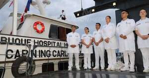 La Nación / Buque hospital parte a Bahía Negra para llevar asistencia médica