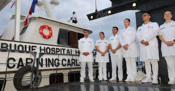 La Nación / Buque hospital parte a Bahía Negra para llevar asistencia médica