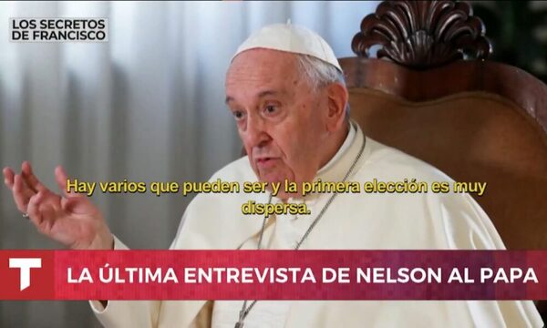 (Video) Inédita entrevista al papa Francisco: “Me eligieron en paz y rezando el rosario”