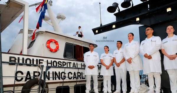 La Nación / Buque hospital parte a Bahía Negra para llevar asistencia médica