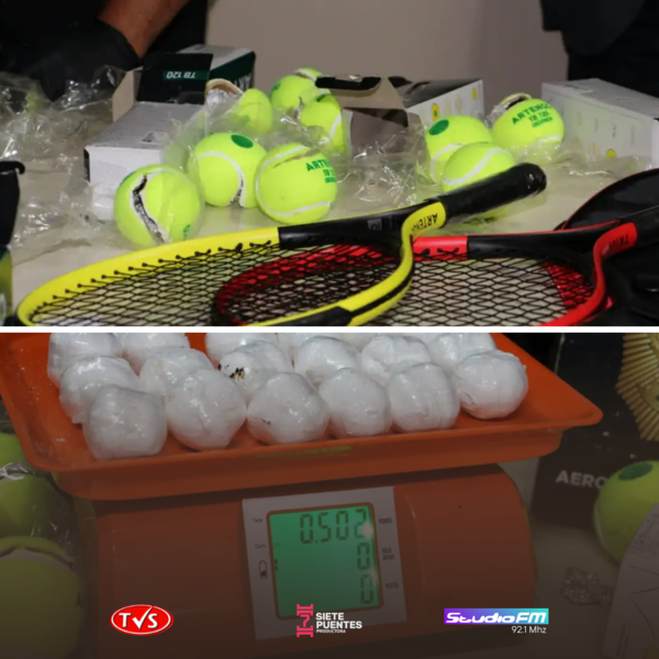 SENAD INTERCEPTA COCAÍNA OCULTA EN PELOTAS DE TENIS CON DESTINO A SÍDNEY - TVS