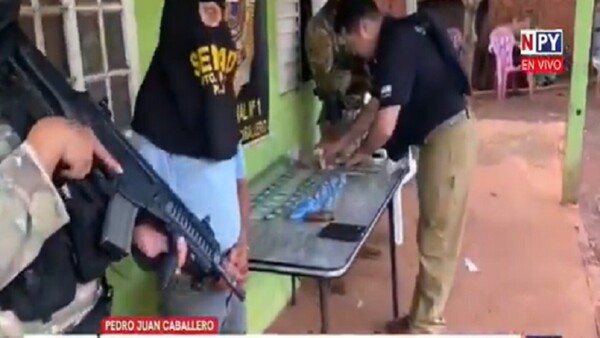 Adulto mayor detenido por venta de crack en Pedro Juan Caballero