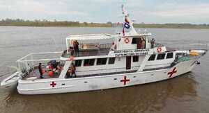 Buque hospital parte rumbo al Chaco para asistir a pobladores afectados por inundaciones - El Trueno