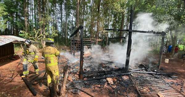 Diario HOY | Incendio consume vivienda en Hohenau y sospechas apuntan a una vecina