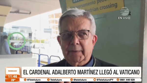 El cardenal Adalberto Martínez llegó al Vaticano