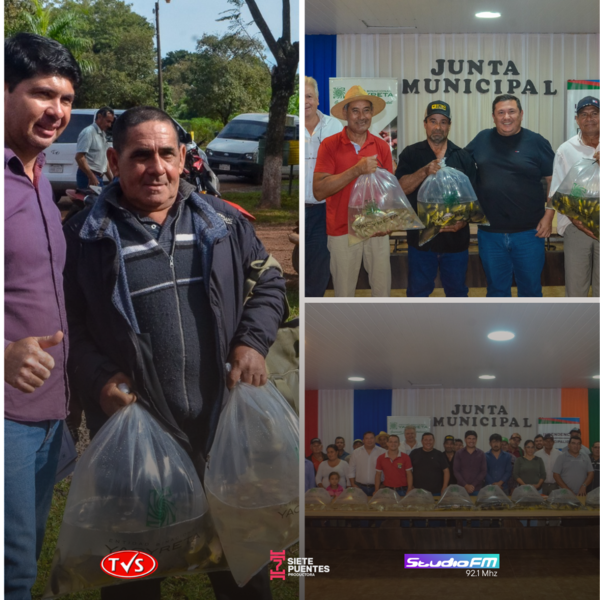 IMPULSAN LA PISCICULTURA EN ALTO VERÁ CON ENTREGA DE ALEVINOS DE YACYRETÁ - TVS