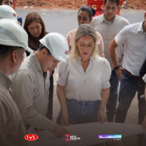 LA PRIMERA DAMA SUPERVISA AVANCES DEL CABLEADO SUBTERRÁNEO EN ASUNCIÓN - TVS