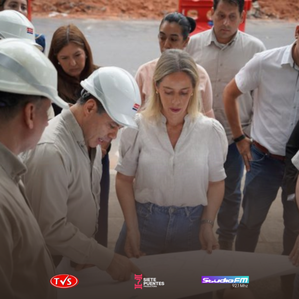 LA PRIMERA DAMA SUPERVISA AVANCES DEL CABLEADO SUBTERRÁNEO EN ASUNCIÓN - TVS