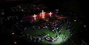 Video: Procesión de Cristo Muerto en General Delgado congregó a más de mil personas  - Nacionales - ABC Color
