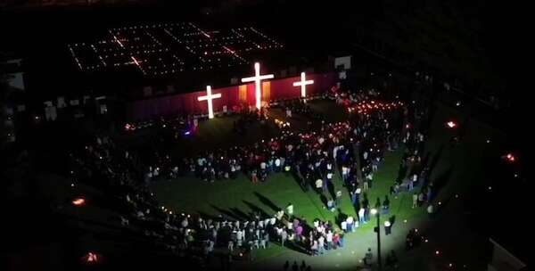 Video: Procesión de Cristo Muerto en General Delgado congregó a más de mil personas - Nacionales - ABC Color