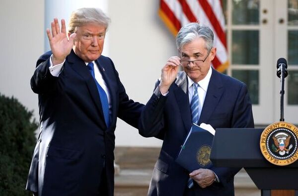 Trump dice que no despedir谩 al presidente de la Reserva Federal, Jerome Powell