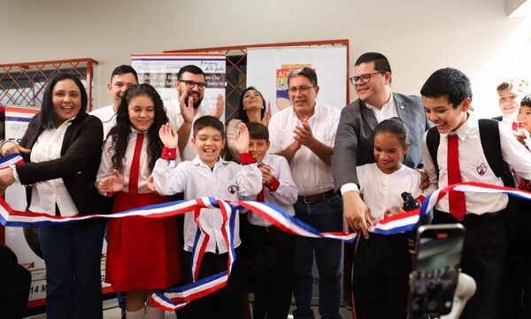 Habilitan nuevo comedor en escuela de Minga Guazú