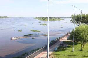 Puerto Antequera: Semana con lluvias constantes y repunte importante del río Paraguay - Nacionales - ABC Color