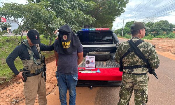 Detiene a presunto proveedor de drogas en Horqueta