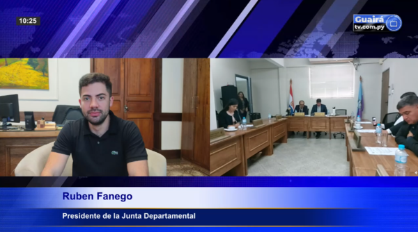 Junta Departamental de Guairá busca forma de cooperar en el tema de la contaminación de Paso Yobai