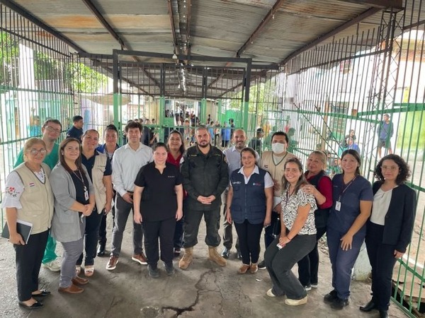 Delegación de la OPS recorre penitenciarías para abordar sobre enfermedades transmisibles - ADN Digital