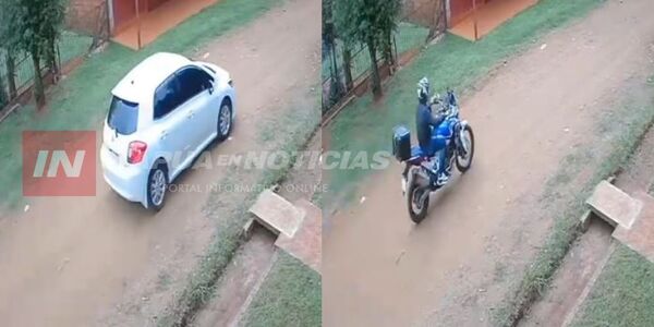 INVESTIGAN NEXO ENTRE MOTOCICLETA HURTADA EN SAN LORENZO Y HURTO DE AUTOMÓVIL EN CAMBYRETÁ