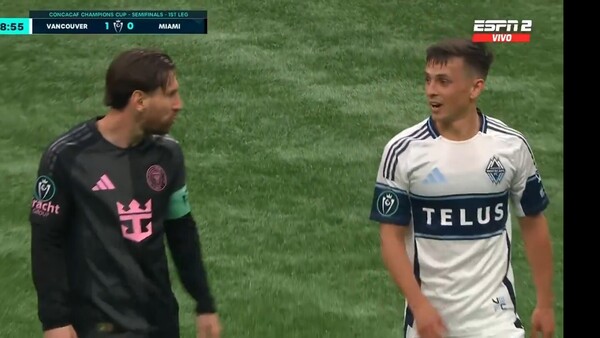 El picante cruce entre Lionel Messi y Andrés Cubas