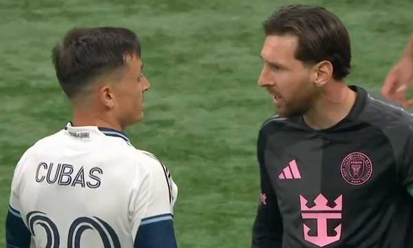 Messi protagonizó un fuerte cruce con Andrés Cubas en el Inter Miami vs. Vancouver en la Concachampions - OviedoPress