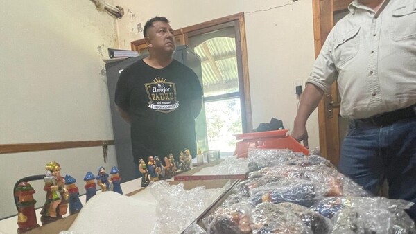 Senad desarticula esquema que usaba figuras religiosas para traficar cocaína