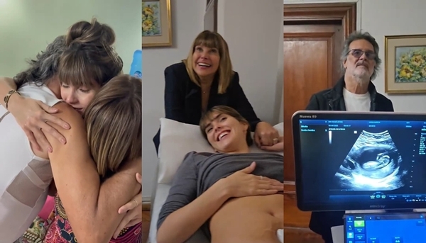 En la dulce espera: Luchi sorprendió a sus compañeros con una hermosa noticia
