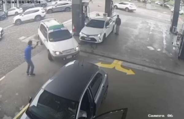 Así fue el tiroteo tras asalto a taxista paraguayo en Foz de Yguazú - ABC en el Este - ABC Color