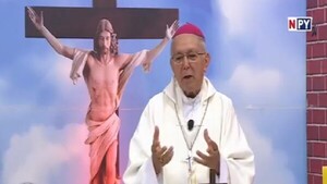 El arzobispo Edmundo Valenzuela pide a Santiago Peña que asista al entierro del Papa Francisco