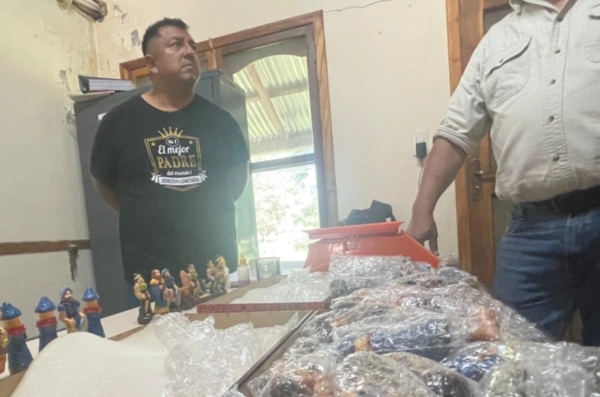 Desarticulan esquema criminal que usaba figuras religiosas para traficar cocaína a Europa